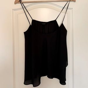 Black spaghetti strap